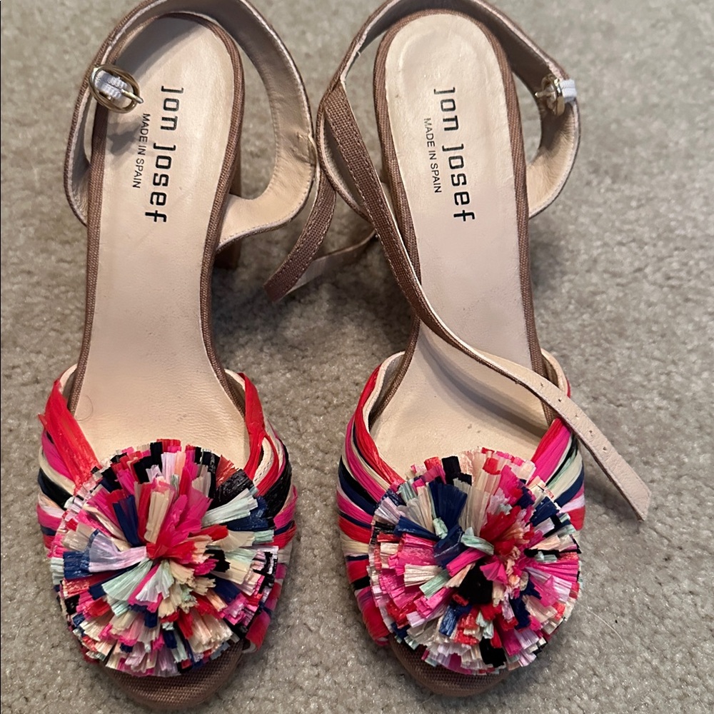 Jon Josef pompom shoes size 6.5 - Picture 7 of 8